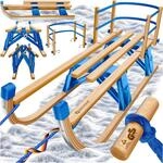 KESSER&reg; Holzschlitten Premium Schlitten faltbar Kinder Faltschlitten Kinderschlitten