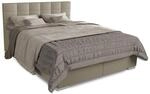 Juskys Boxspringbett Seattle 180x200cm - weicher Malmo-Stoff, komfortable