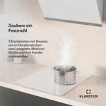 Delicatessa Induktionskochfeld 45 cm 6600 W 3 Kochfelder Slider-Control 