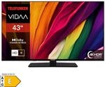 Telefunken XU43VP750M Fernseher 43 Zoll Smart TV VIDAA 4K UHD HDR Dolby Vision HD+ 6