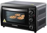 Steinborg Minibackofen 15L Kr&uuml;melblech 60 min Timer 90-230&deg;C 1300W