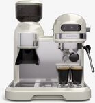 Bella Café Espressomaschine Vintage Mahlwerk 19 bar Milchschaum 2 Tassen Bella Café Espressomaschine Vintage Mahlwerk 19 bar Milchschaum 2 Tassen