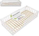 Juskys Kinderbett Naya 90x200 cm - Bett mit Rausfallschutz & Lattenrost - Holz Juskys Kinderbett Naya 90x200 cm - Bett mit Rausfallschutz & Lattenrost - Holz