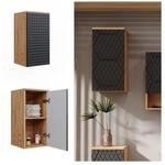 Vicco H&auml;ngeschrank Irma Eiche Anthrazit 30 x 59 cm 2 F&auml;cher Badezimmer