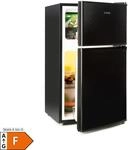 Big Daddy Cool K&uuml;hl-Gefrier-Kombination 87 Liter 40dB EEK F Schwarz 87 Liter