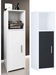 VCM Holz Midischrank Ma&szlig;e: H. 95 x B. 30 x T. 30 cm 1 Dreht&uuml;r und 1 offenes Fach