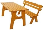 DEGAMO Garnitur FREITAL 2-teilig 150cm, Kiefer