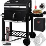 KESSER&reg; Grill Grillwagen XXL Holzkohlegrill mit Deckel, R&auml;dern, Edelstahl-Griff,