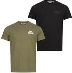 Lonsdale Herren T-Shirt normale Passform Doppelpack BLAIRMORE