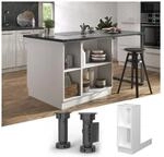 Vicco Regalinselunterschrank K&uuml;chenschrank K&uuml;chenm&ouml;bel Fame-Line Wei&szlig; 30 cm