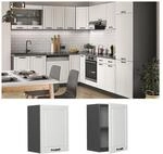 Vicco H&auml;ngeschrank K&uuml;chenschrank K&uuml;chenzeile R-Line Landhaus 45 cm Anthrazit Wei&szlig;