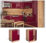Vicco Unterschrank K&uuml;chenschrank K&uuml;chenzeile R-Line 60 cm Goldkraft Bordeaux