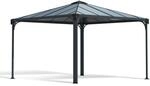 Canopia Palermo Aluminium-Pavillon 3,6 x 3,6 m Grau