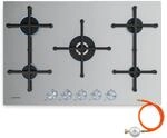 Illuminosa 5 Gaskochfeld 5-flammig Sabaf-Brenner Edelstahl Edelstahl 5