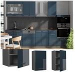 Vicco H&auml;ngeschrank Fame-Line Anthrazit Dunkelblau Hochglanz 45 cm
