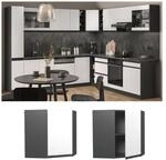 Vicco Eckh&auml;ngeschrank K&uuml;chenschrank K&uuml;chenm&ouml;bel R-Line J-Shape Anthrazit Wei&szlig; 57