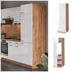 Vicco K&uuml;hlumbauschrank K&uuml;chenschrank K&uuml;chenzeile R-Line 60 cm Goldkraft Wei&szlig;