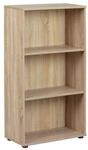Inter Link B&uuml;cherregal Arco mit 3 F&auml;chern - versch. Ausf&uuml;hrungen - Sonoma Eiche