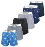 Happy Shorts Herren Boxer Mix 6er Pack