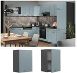 Vicco H&auml;ngeschrank K&uuml;chenschrank R-Line Solid Anthrazit Blau Grau 45 cm modern