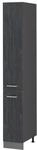 Vicco Apothekerhochschrank R-Line Schwarz Beton Anthrazit 30 cm