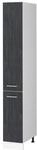 Vicco Apothekerhochschrank R-Line Schwarz Beton Wei&szlig; 30 cm