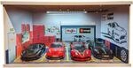 Bburago MA0089 - Light Box Display (60x40x30cm) Garage Modellautos Werkstatt...