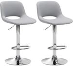 CLP 2er Set Barhocker Camden I Kunstleder-Bezug