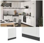 VICCO Geschirrsp&uuml;lerfront 60 cm Anthrazit K&uuml;chenschrank Blende K&uuml;chenzeile R-Line