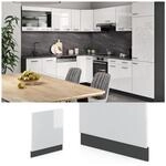 VICCO K&uuml;chenschrank Geschirrsp&uuml;lerblende 60 cm R-Line Anthrazit