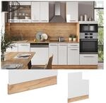 Vicco Geschirrsp&uuml;lerblende K&uuml;chenschrank K&uuml;chenm&ouml;bel Fame-Line Eiche Wei&szlig;...