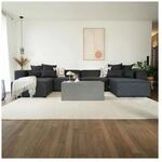 HOME DELUXE Modulares Sofa VERONA XL - 414 x 207 cm Anthrazit