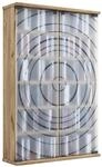 VCM Holz CD DVD Stand Regal platzsparender CD Schrank mit 2