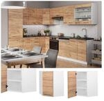 Vicco Eckh&auml;ngeschrank K&uuml;chenschrank K&uuml;chenm&ouml;bel Fame-Line Wei&szlig; Eiche modern 57