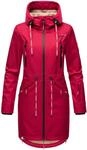 MARIKOO Damen Softshelljacke Funktionsjacke mit warmen Teddyfleece & Kapuze