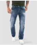 Rock Creek Jeans Comfort Fit dicke N&auml;hte Loose Fit