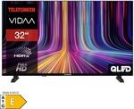 Telefunken QF32VP750S QLED Fernseher 32 Zoll Smart TV VIDAA Full HD HDR TV