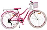 Volare Kinderfahrrad Lovely Fahrrad f&uuml;r M&auml;dchen 26 Zoll Kinderrad in Rosa