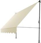 Juskys Klemmmarkise Kapstadt 250x120 cm - H&ouml;henverstellbar, ohne Bohren,