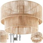 tectake&reg; Deckenleuchte , Boho-Stil, Stahlgestell, 45 x 25 cm