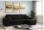 M-Punkt Wohnlandschaft Ecksofa COMO Cord mit Bett Sofa Schlafsofa Ottomane...