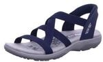 Skechers 163460 NVY REGGAE SLIM - STRETCH FLEX Blau Sandal Gr. 36