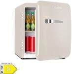 Audrey Mini Retro-K&uuml;hlschrank 48l 2 Ebenen Creme 48 Liter