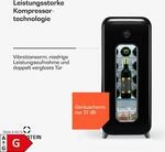 Shirley 15 Uno Weink&uuml;hlschrank 15 Flaschen 5 - 20 &deg;C Touch Retro Schwarz 15