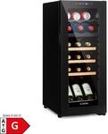 Bovella 18 Duo+ Zweizonen-Weink&uuml;hlschrank 50l 18 Fl. Glast&uuml;r