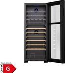 Bovella 55 Duo+ Weink&uuml;hlschrank 2-in-1 55 Flaschen 2 Zonen 9 Regale ...