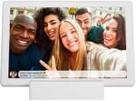 Denver PFF-1070 WLAN Bilderrahmen&ndash; 10,1", Frameo, Akkubetrieb, wei&szlig;