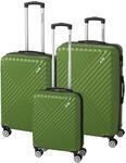 Trolley-Set "Kingston" 3-tlg. - gr&uuml;n