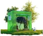 GARMIO&reg; Foliengew&auml;chshaus CUTRO, Tomatenzelt, winterfest, 2x0,77x1,69m, Fr&uuml;hbeet,
