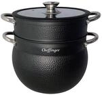 3 tlg Kuskus Topf 8L Dampfgarer COUSCOUS &Oslash;24cm Dampfkocher Gem&uuml;se